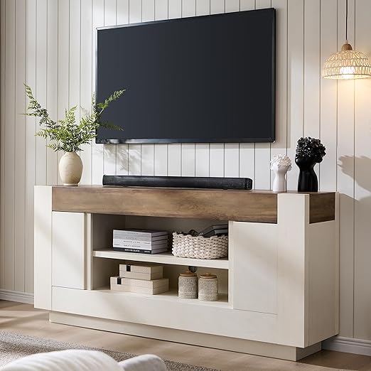 70" TV Stand Entertainment Center Media Console