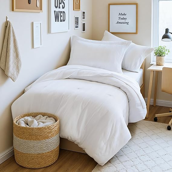 Logan Striped Comforter Set King 7-Piece