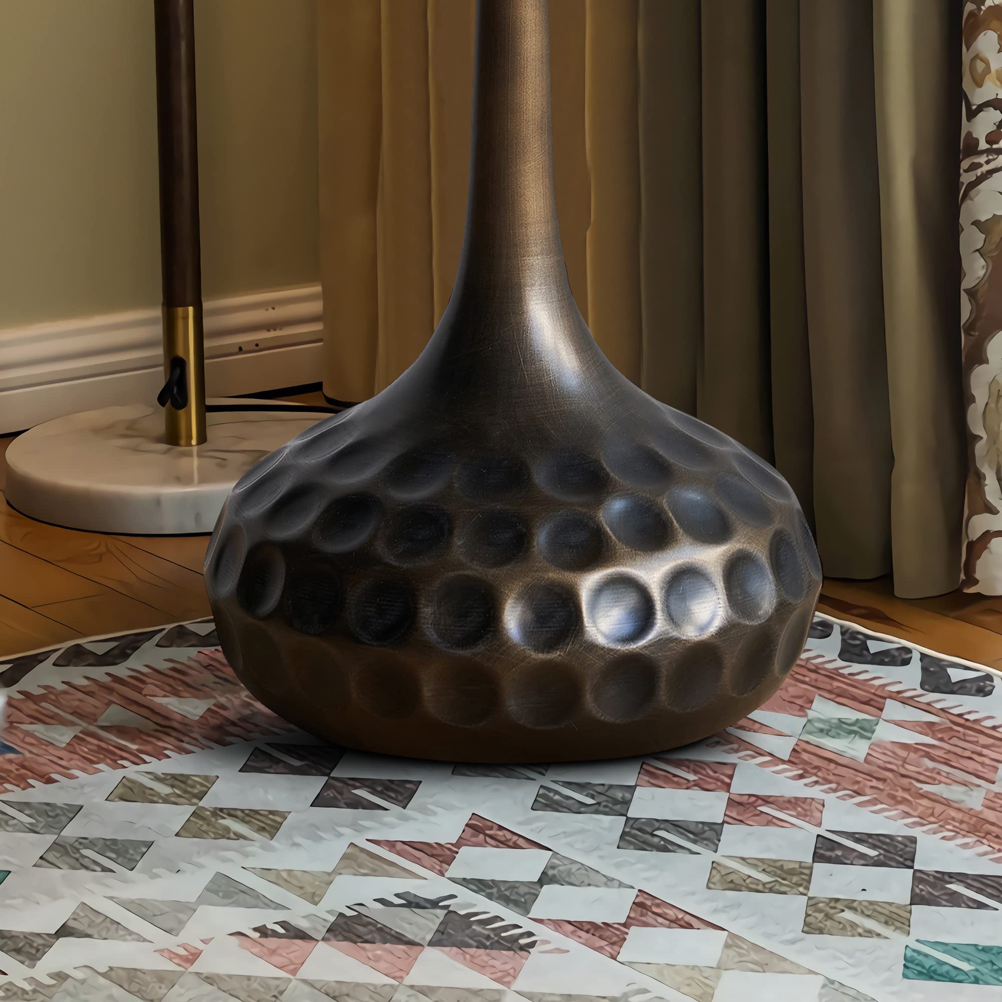 Round Metal Accent Table