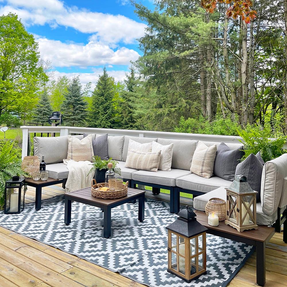 6-Piece Outdoor Patio Sectional Set