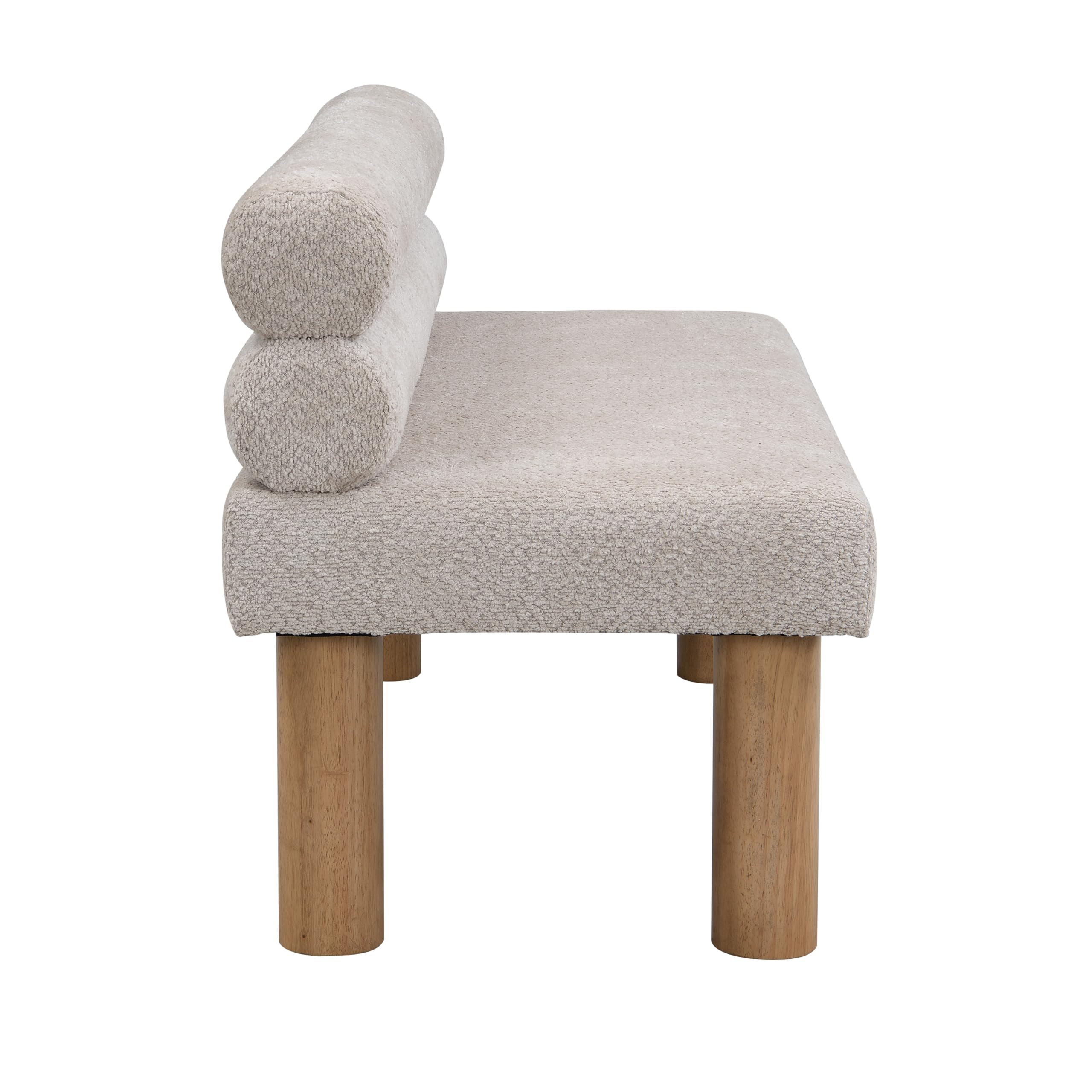 Wally Boucle Upholstered Dining Bench