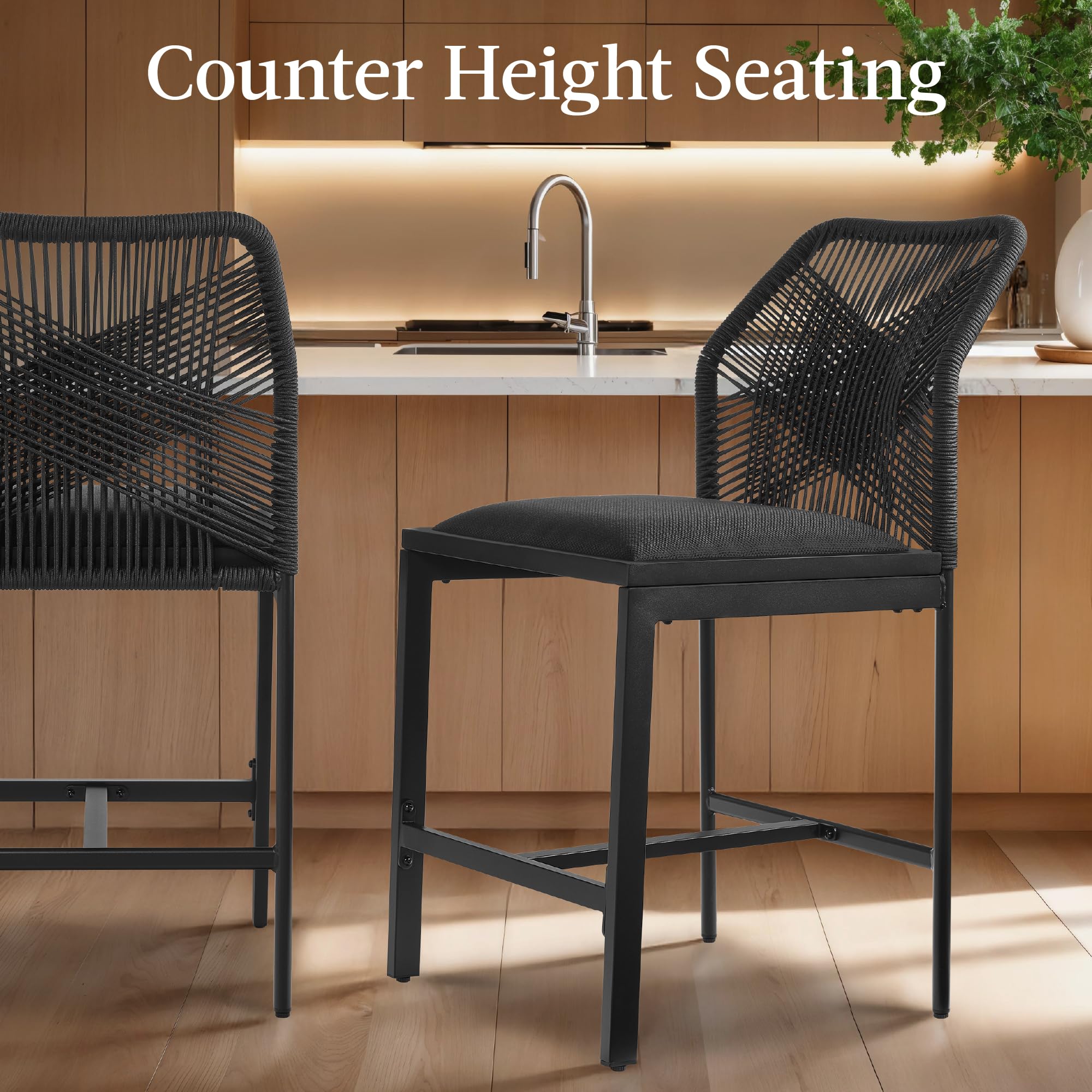 Counter Height Bar Stools Set of 2
