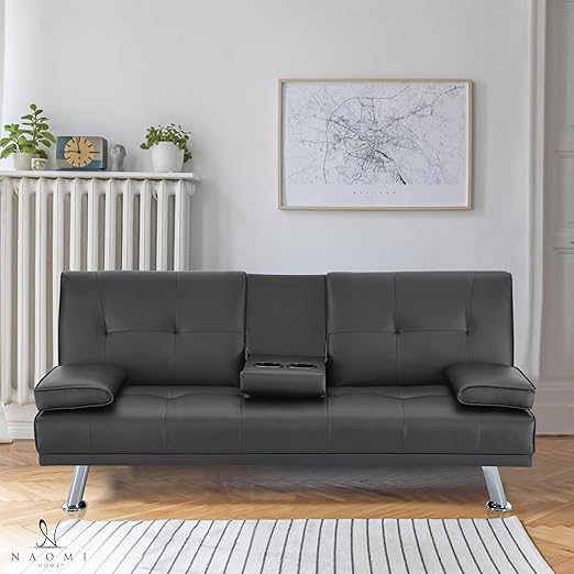 3-in-1 Convertible Futon Sofa Bed