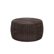 Handwoven Resin Storage Stool Ottoman