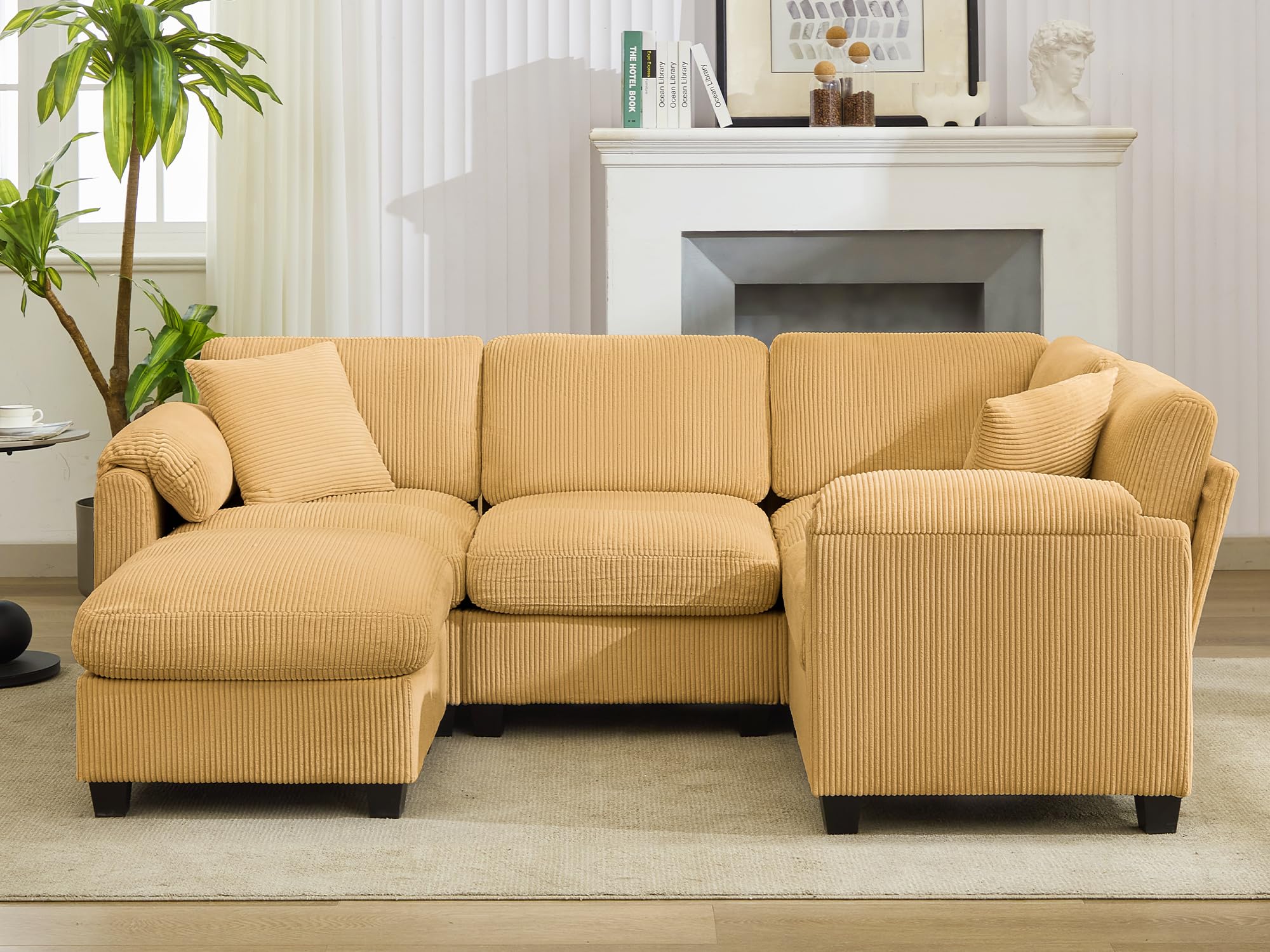 88'' U-Shaped Modular Sectional Cloud Couch