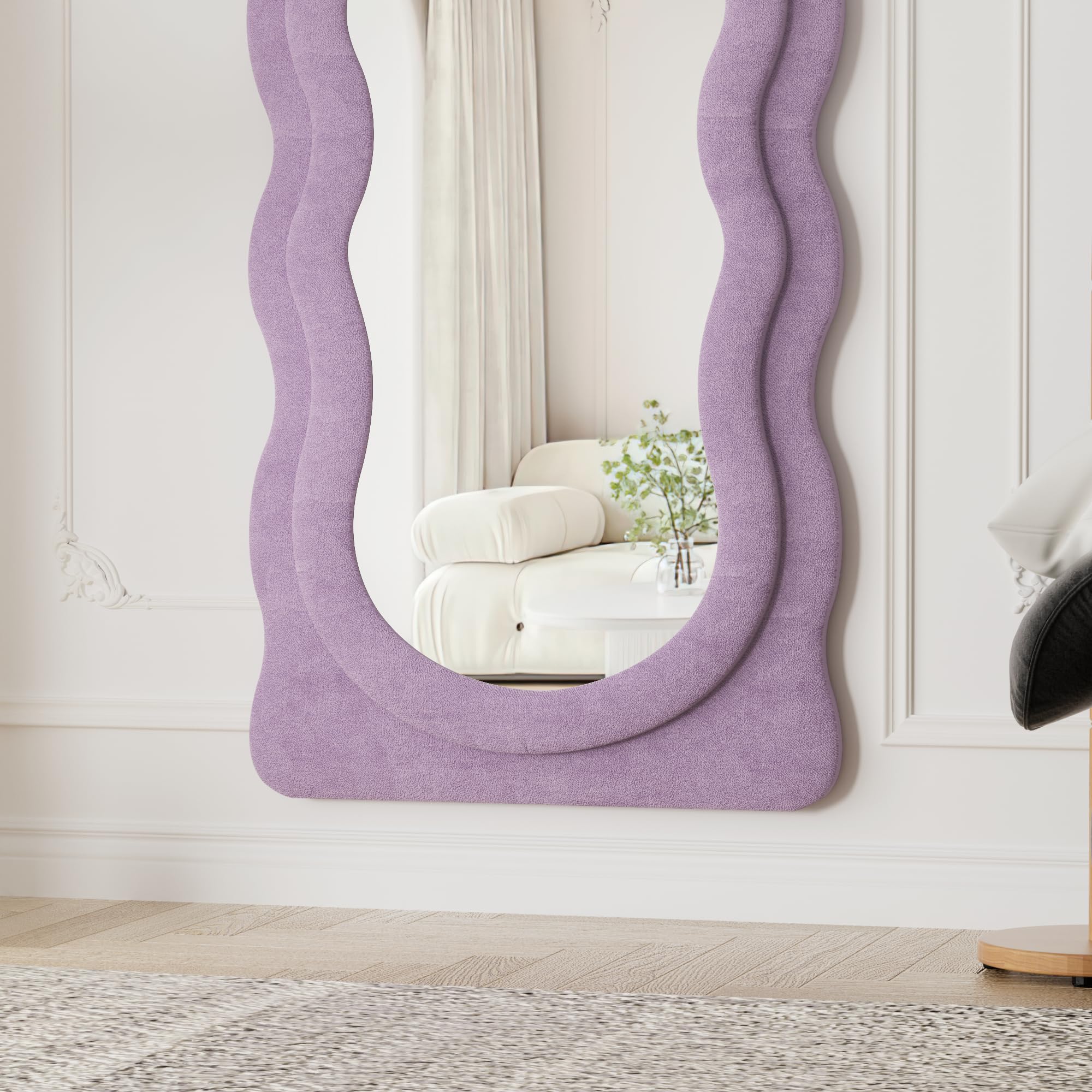 Wavy Full Length Mirror 63x24