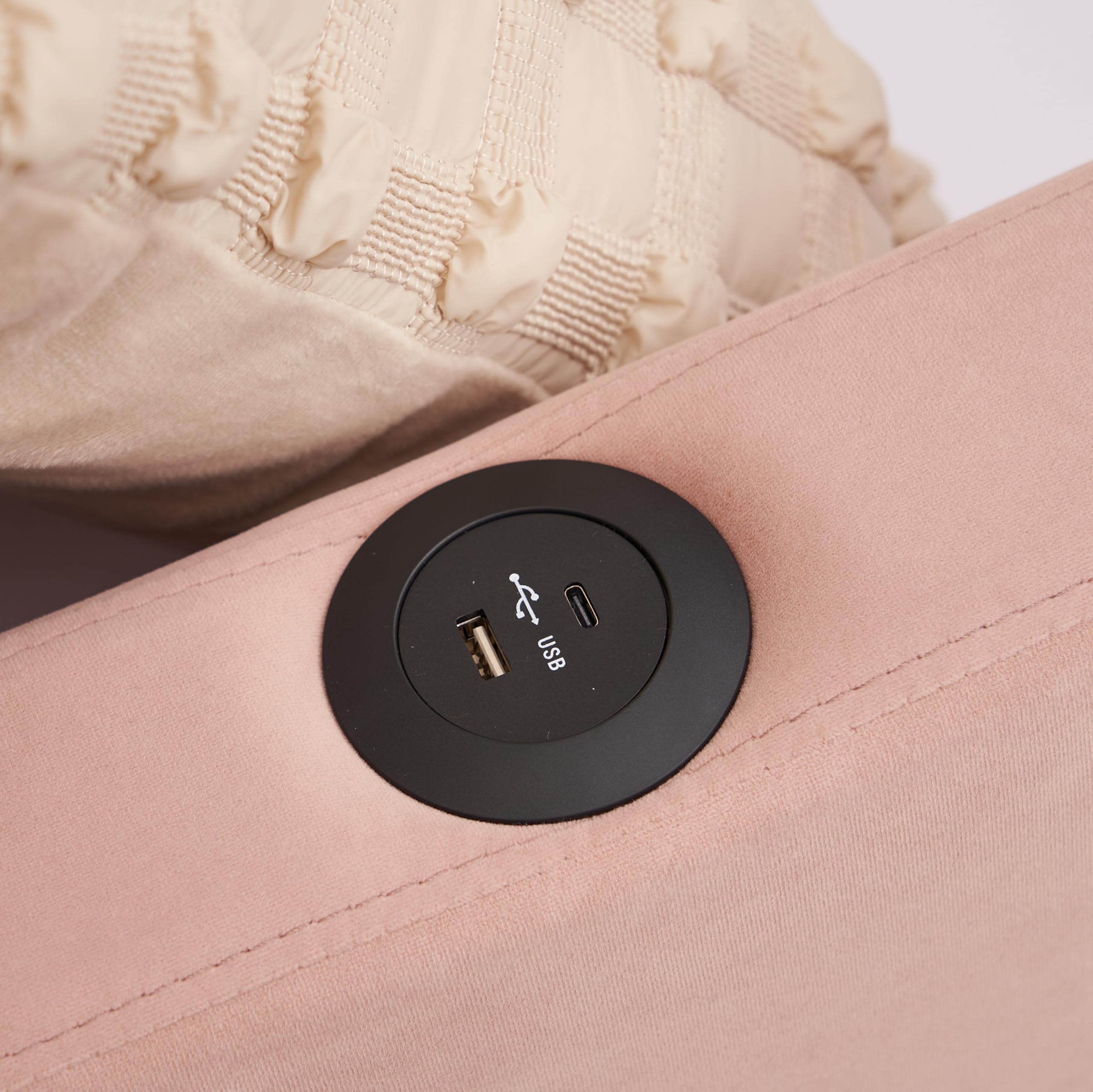 Twin Velvet Daybed with Pop-Up Trundle