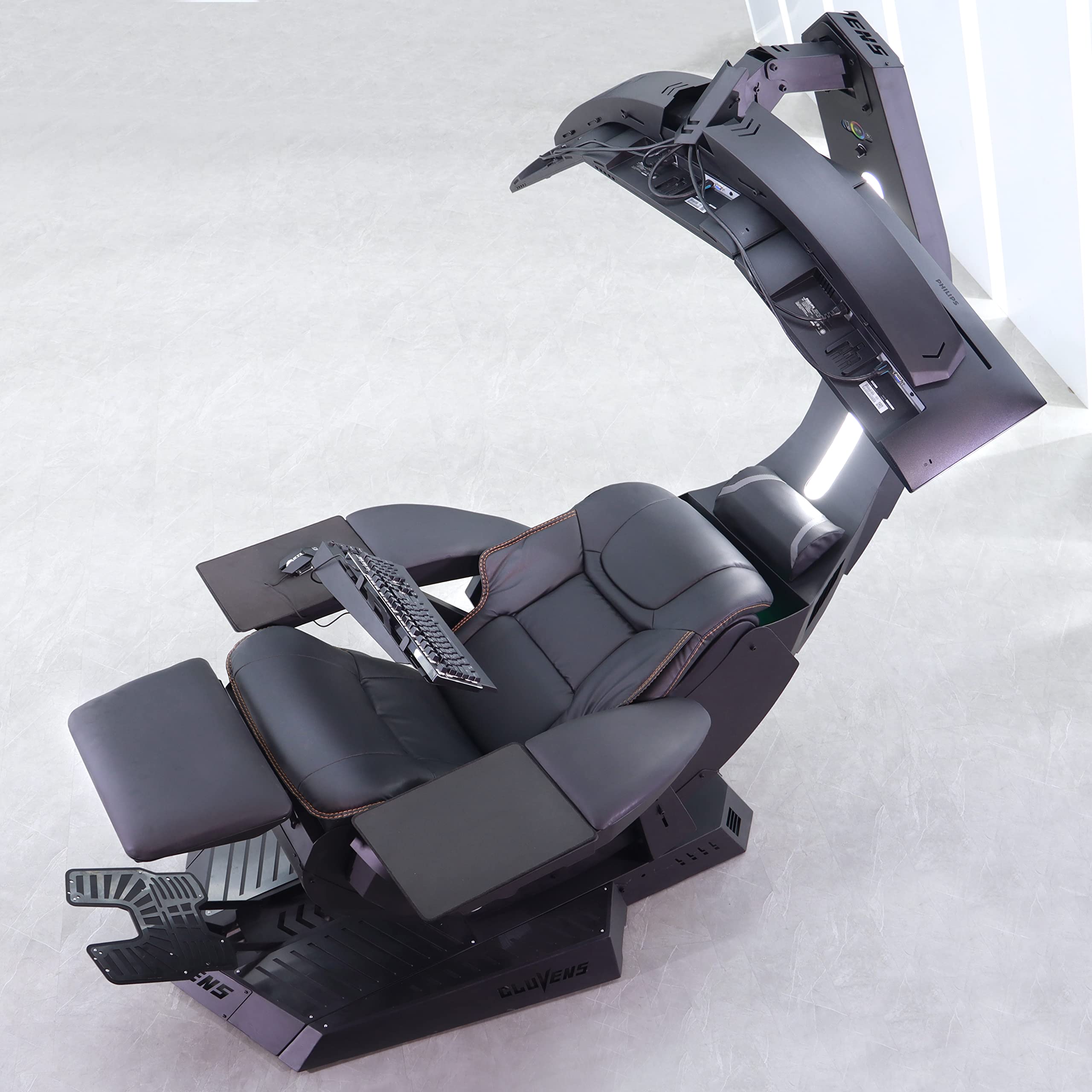 Zero Gravity Gaming Chair Cockpit Workstation