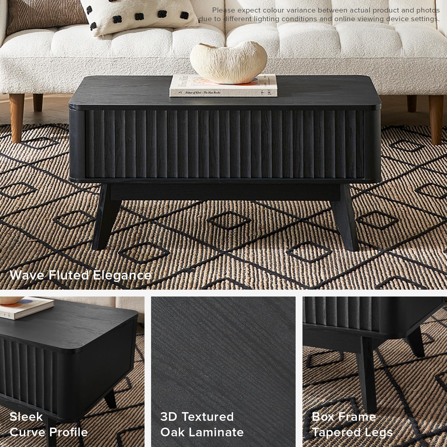 Brooklyn Lift Top Coffee Table with Hidden Storage