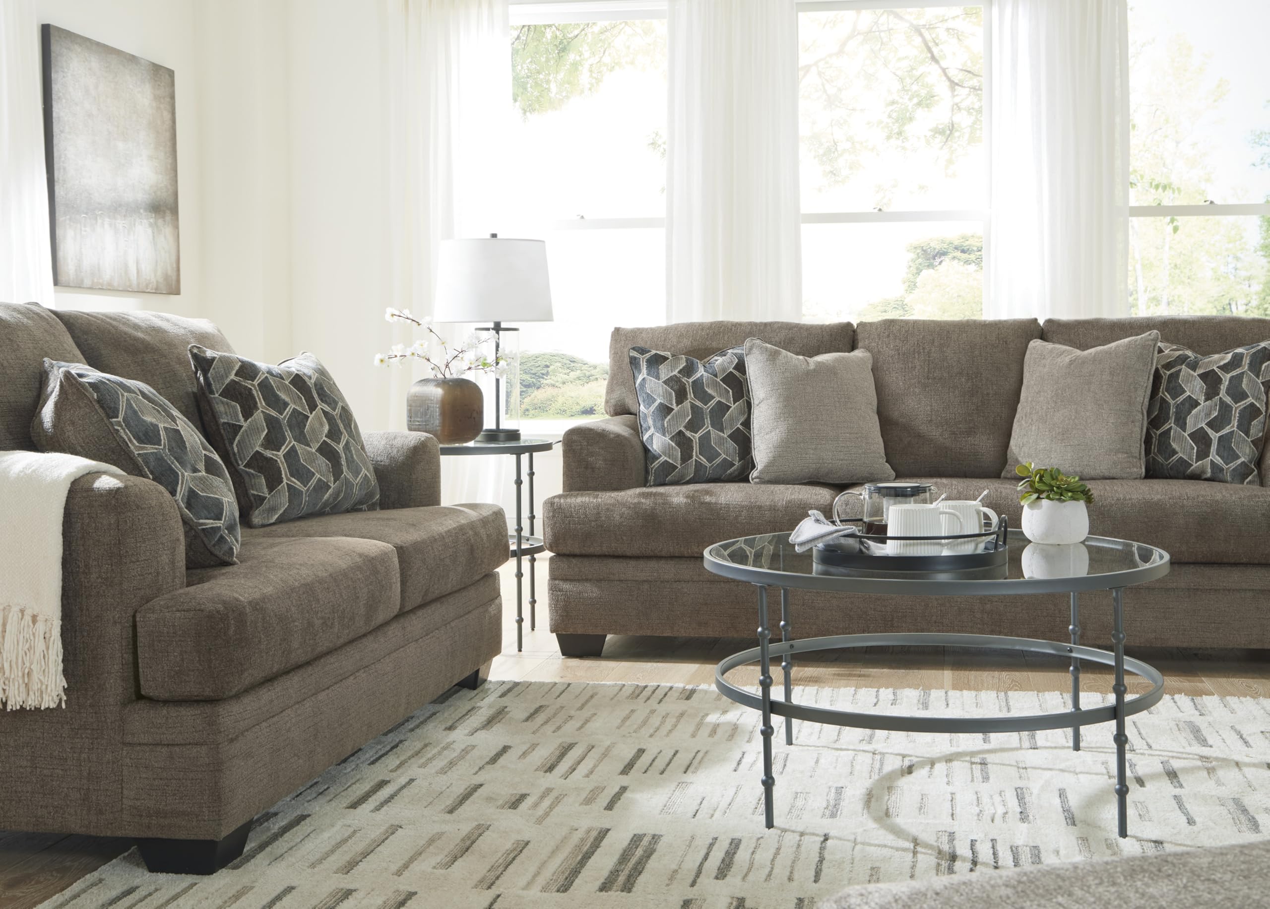 Stonemeade Casual Sofa with 4 Toss Pillows