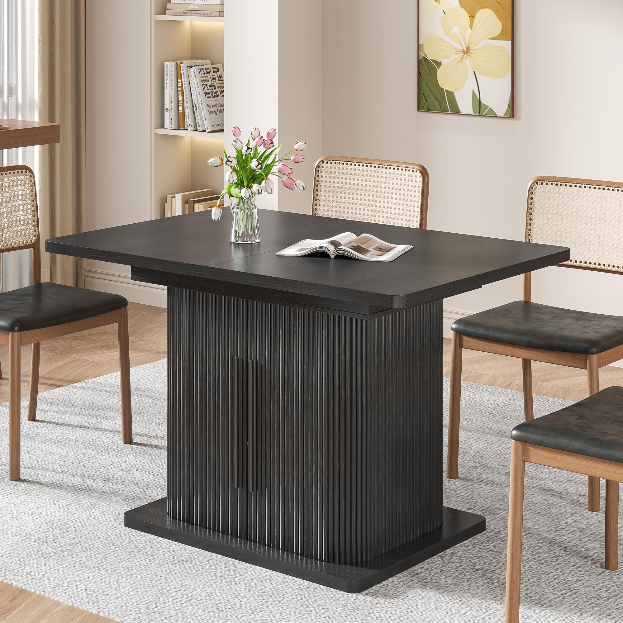 Extendable Dining Table with Storage