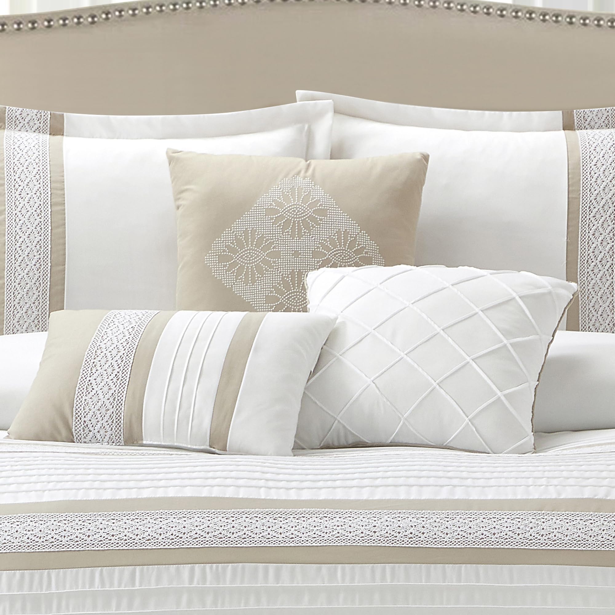 7 Piece Boho Comforter Set King Size