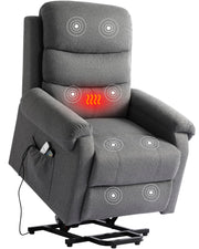 Electric Power Lift Recliner Chair with Massage and Heat