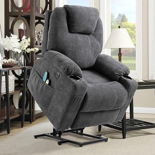 Power Lift Recliner Chair with Massage and Heat