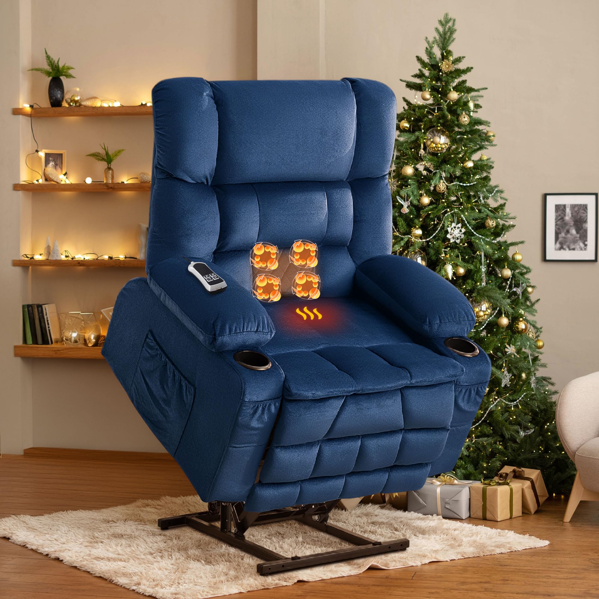 Power Lift Recliner Chair with Massage and Heating
