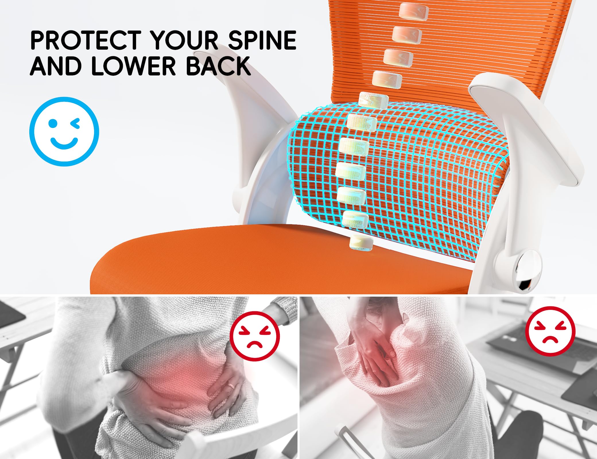 Ergonomic Office Chair with Lumbar Support