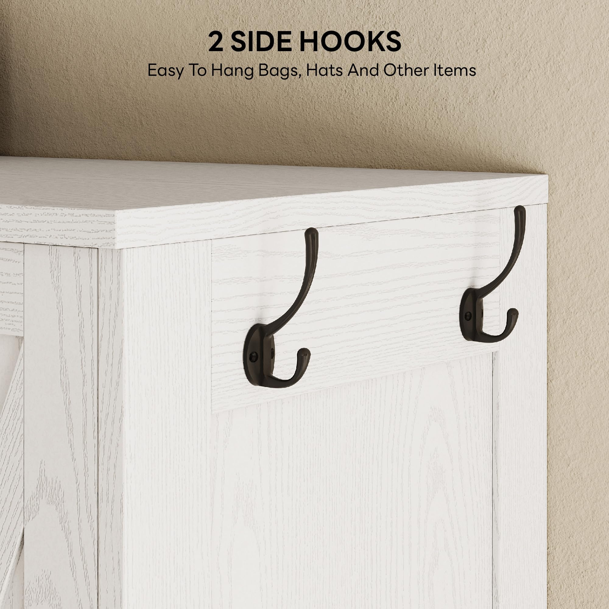 70-Inch Armoire Wardrobe with Mirror and Drawer