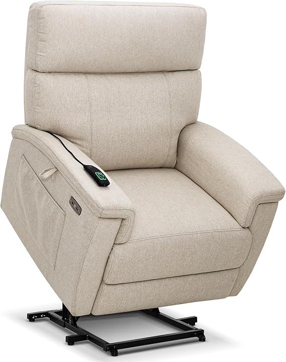 Power Lift Recliner Chair with Massage and Dual Heating