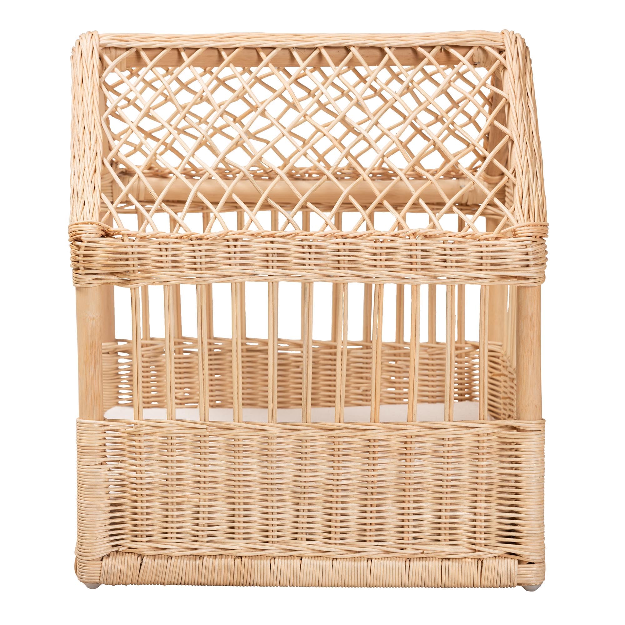 Pieta Modern Bohemian Natural Rattan Pet Bed