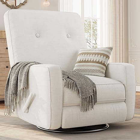 360° Swivel Rocking Glider Recliner Chair