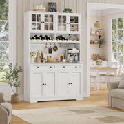 Kitchen Pantry Cabinet with Charging Station