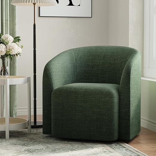 Swivel Accent Chair with Armrests