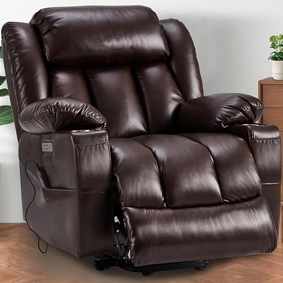 Power Lift Recliner Chair with Massage and Heat