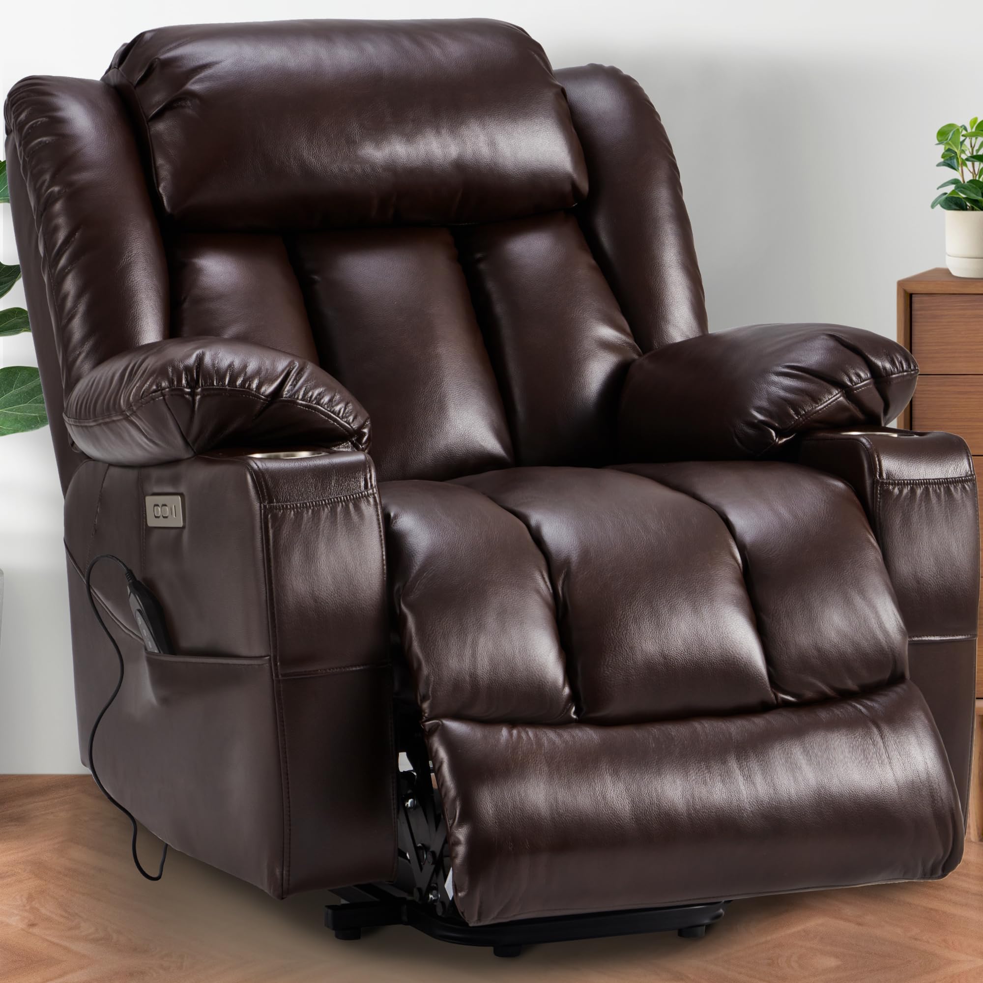 Power Lift Recliner with Massage and Heat