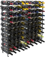 40 Bottle Wine Rack Floor Standing Metal Storage