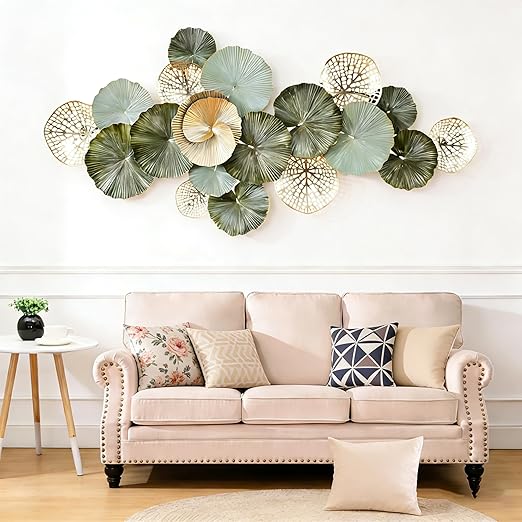 3D Metal Lotus Wall Art