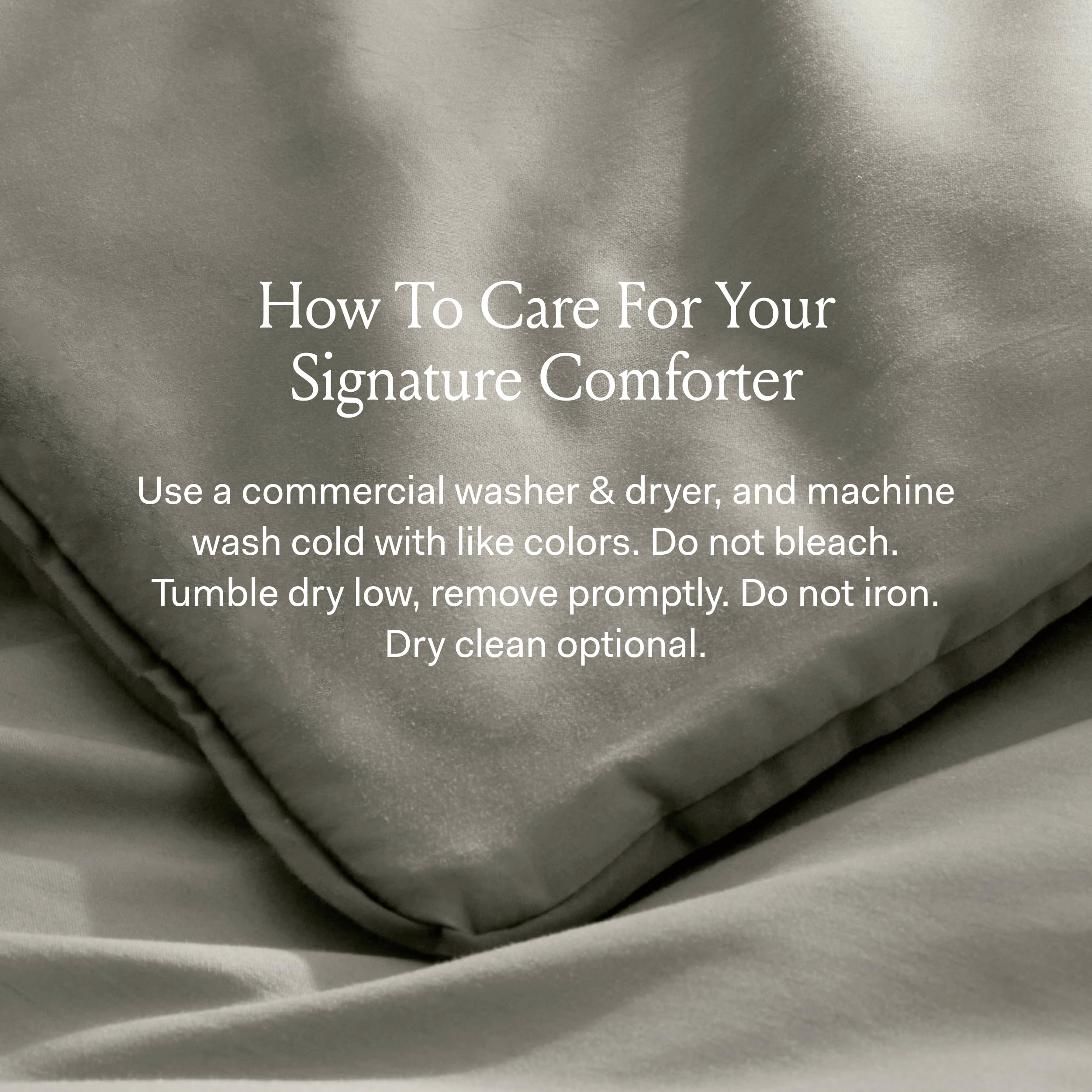 Signature Organic Cotton Comforter Set