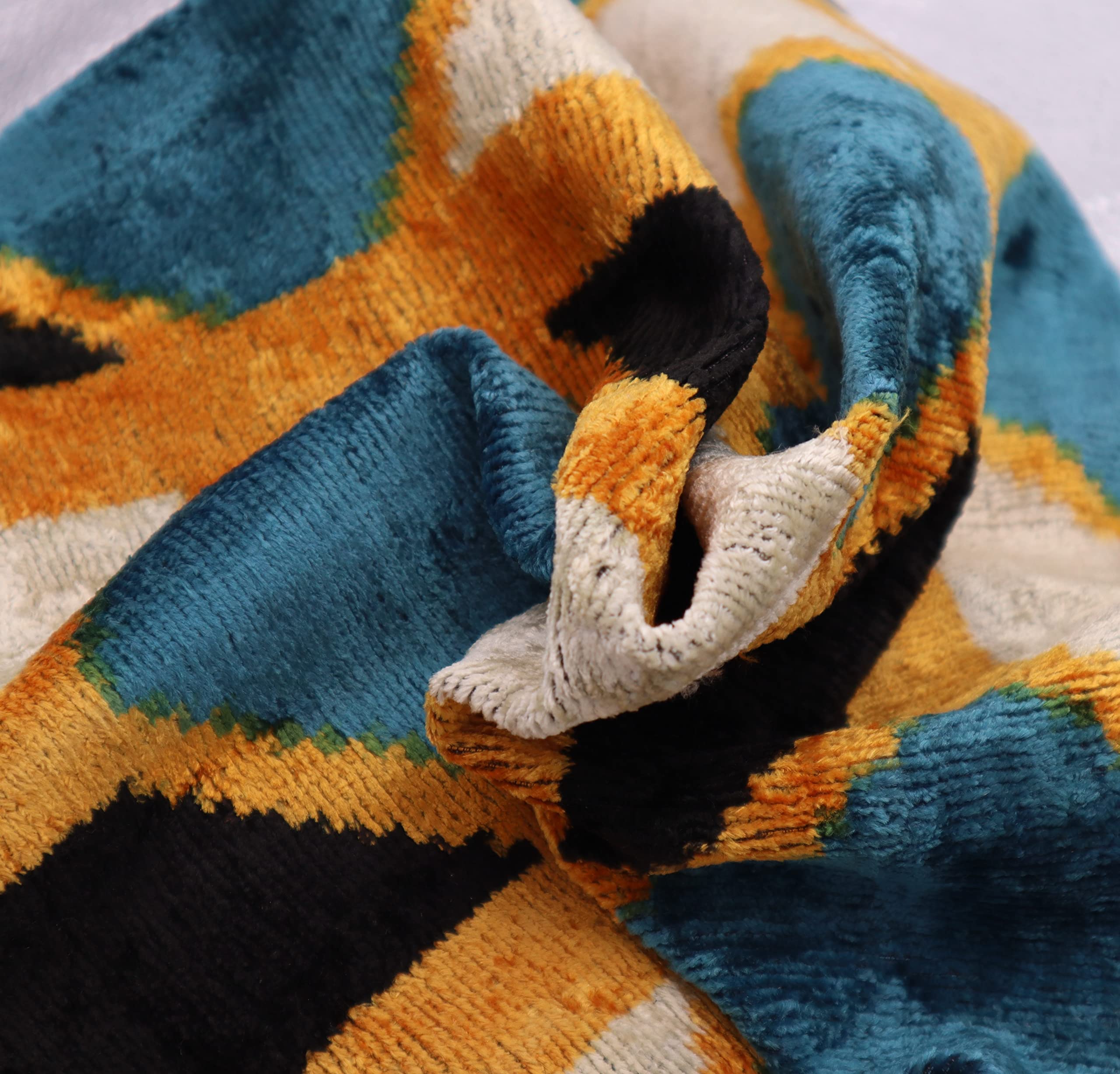 Handmade Velvet Throw Pillow 16x24