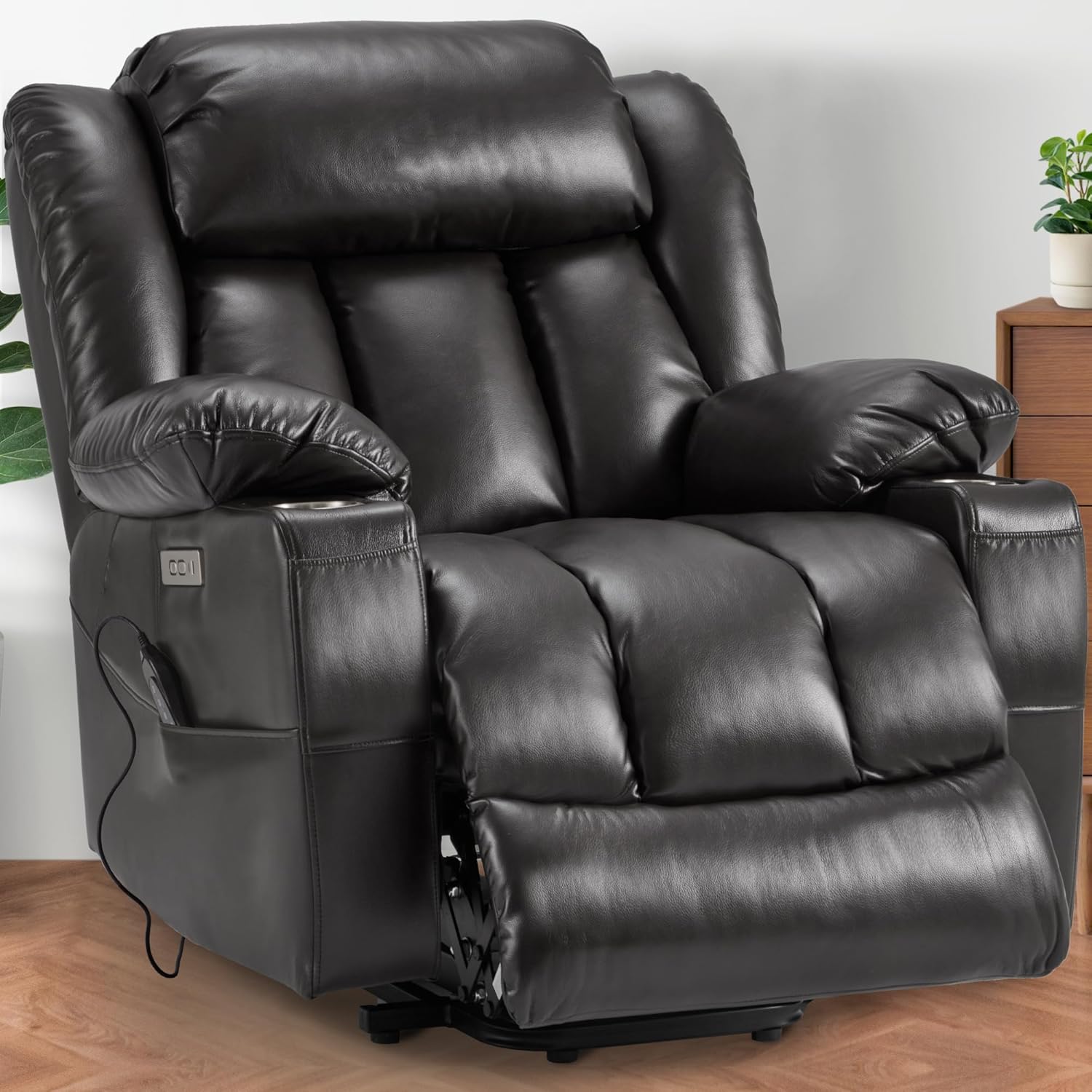 Power Lift Recliner with Massage and Heat
