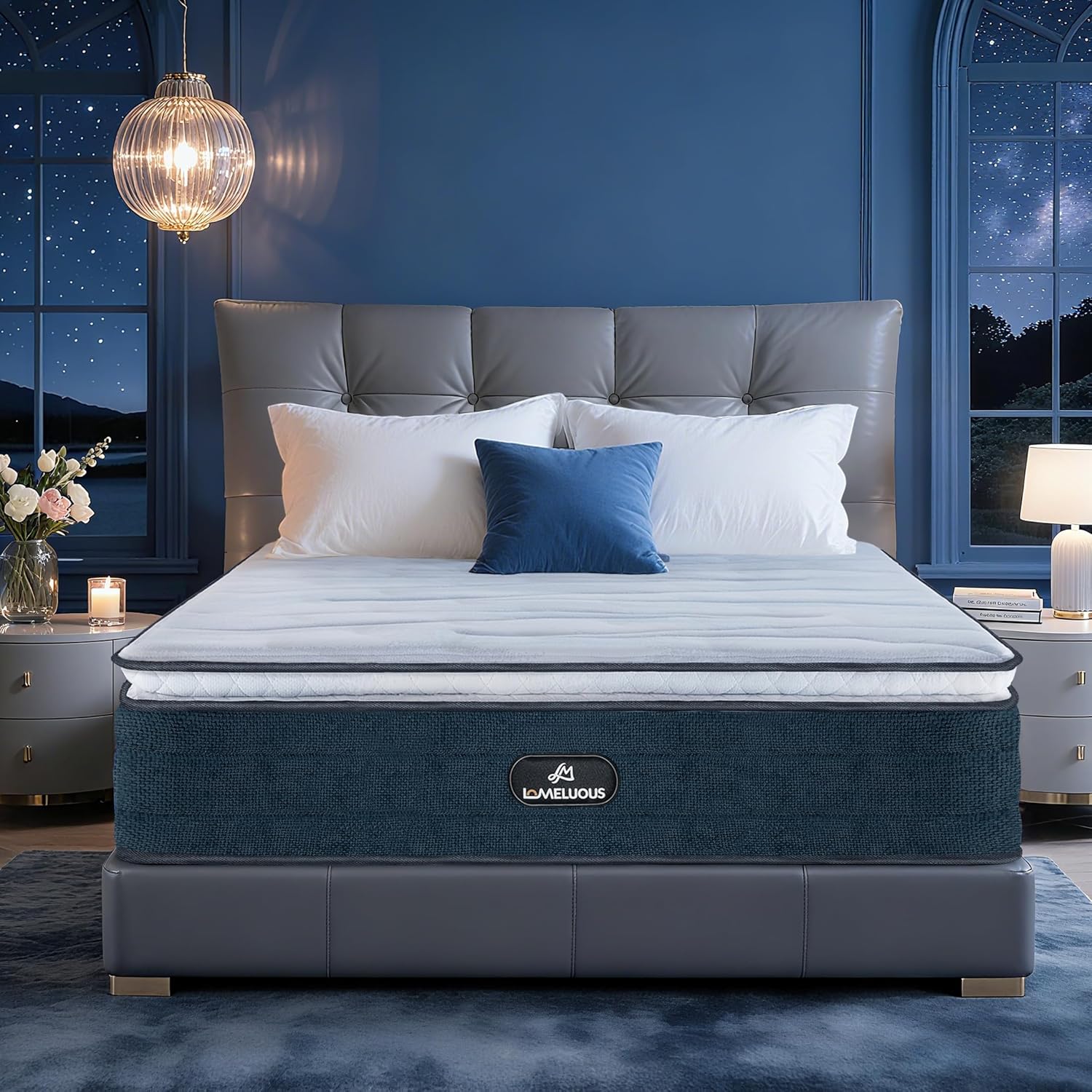 14 Inch Queen Mattress with Layered Support and Cooling Technology