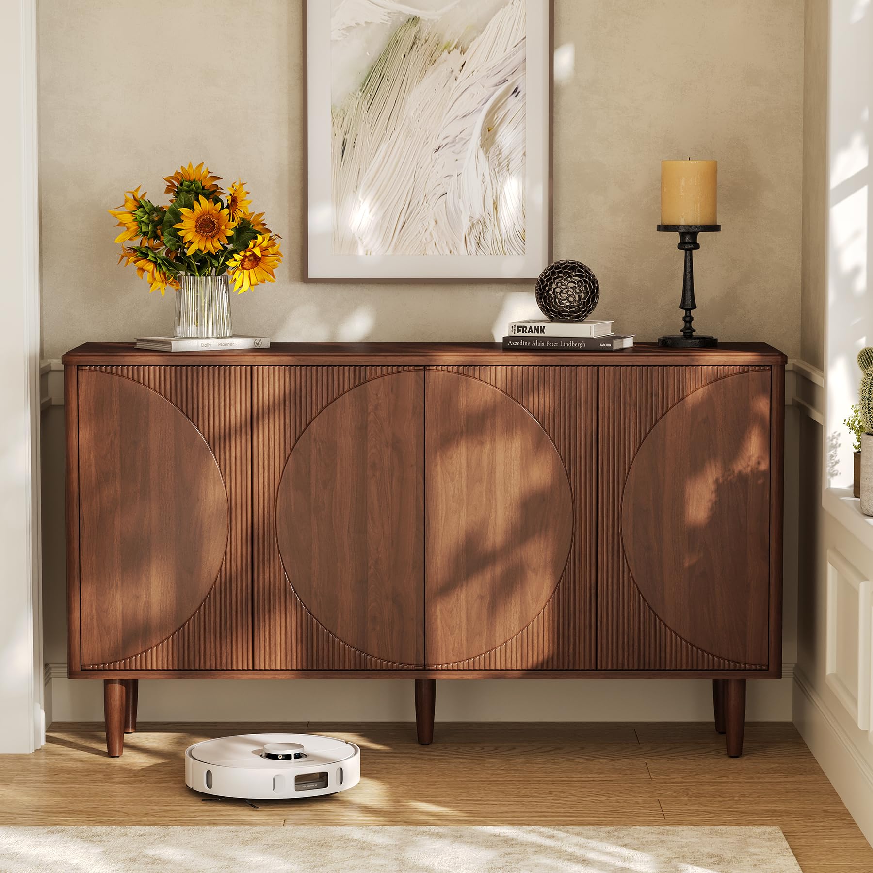 59-Inch Buffet Cabinet Sideboard with Storage