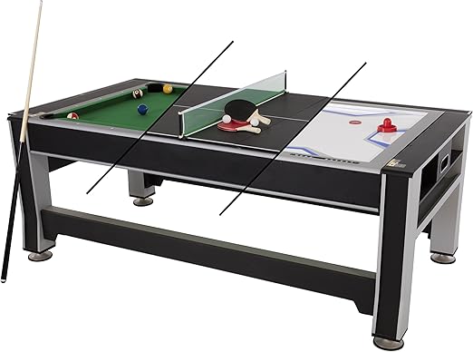 56" 4-in-1 Swivel Multi-Game Table