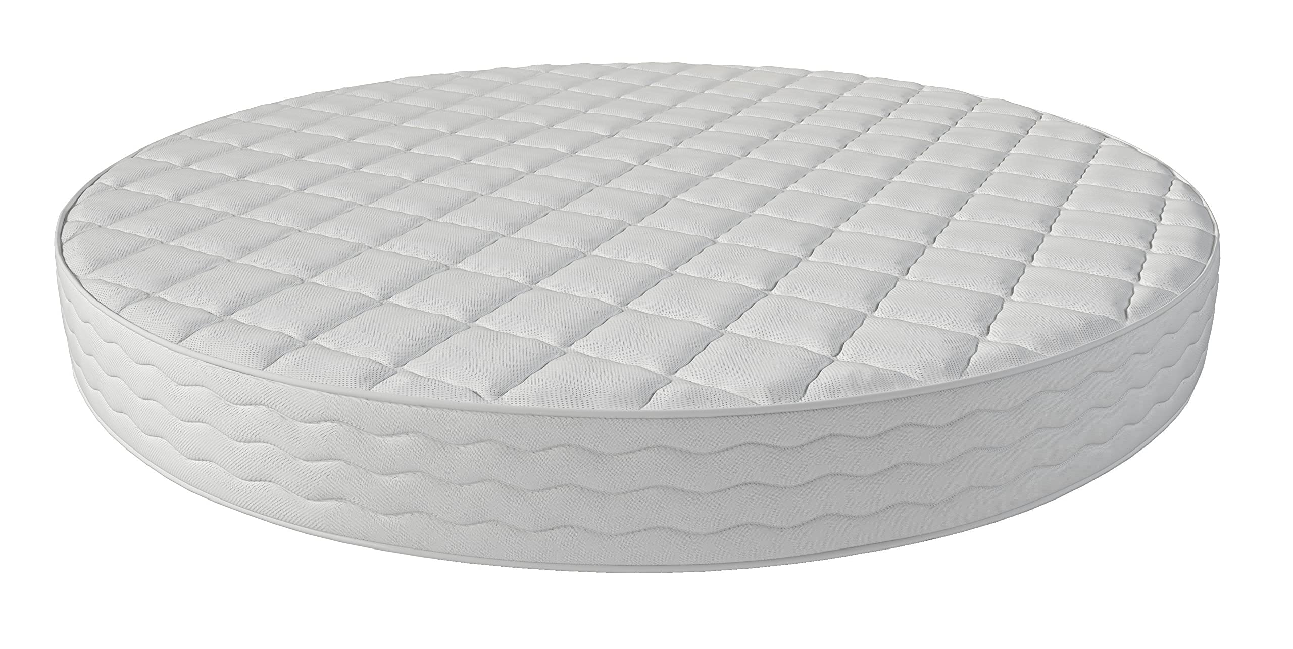 Round Mattress 86 Inch Diameter Luxury King Gel Memory Foam