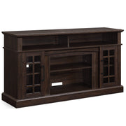 58" Rustic Wood TV Stand with Storage