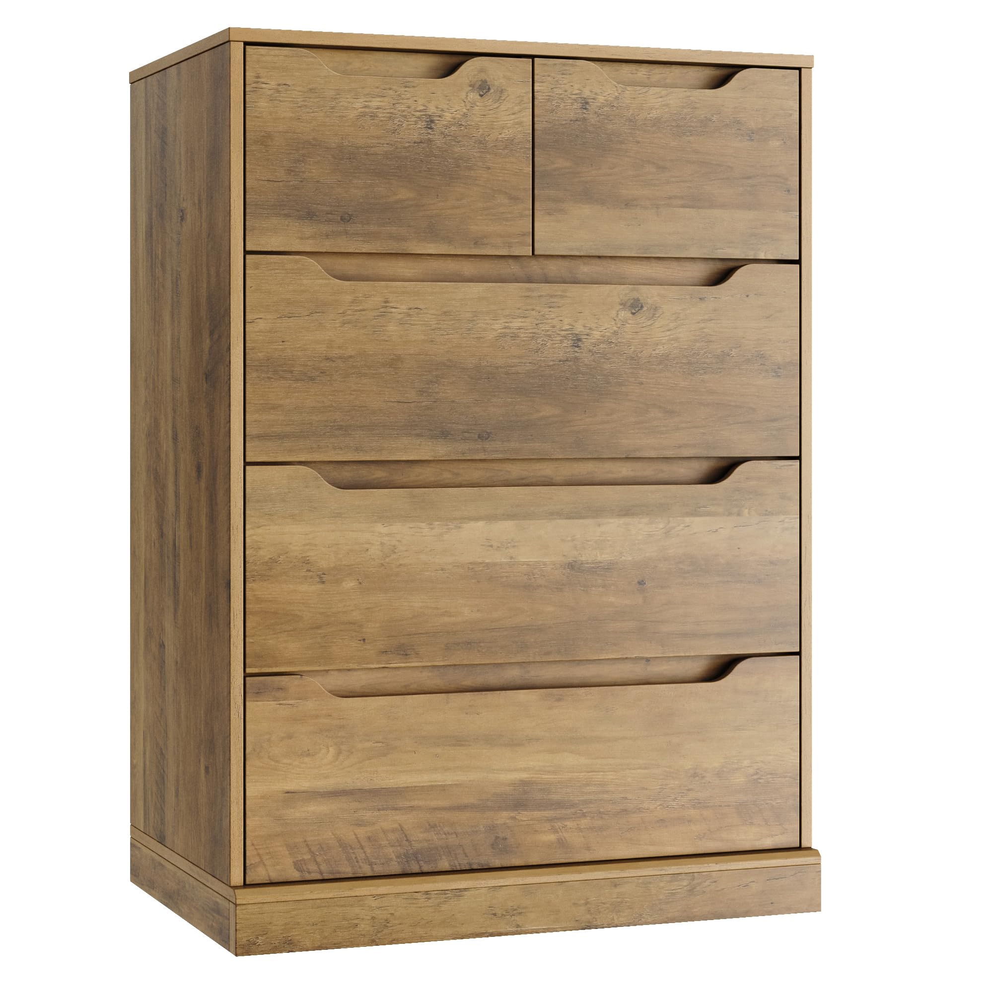 Modern 5 Drawer Dresser with Storage