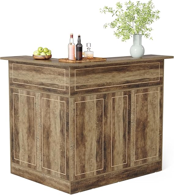 Bar Cabinet with Stemware Rack