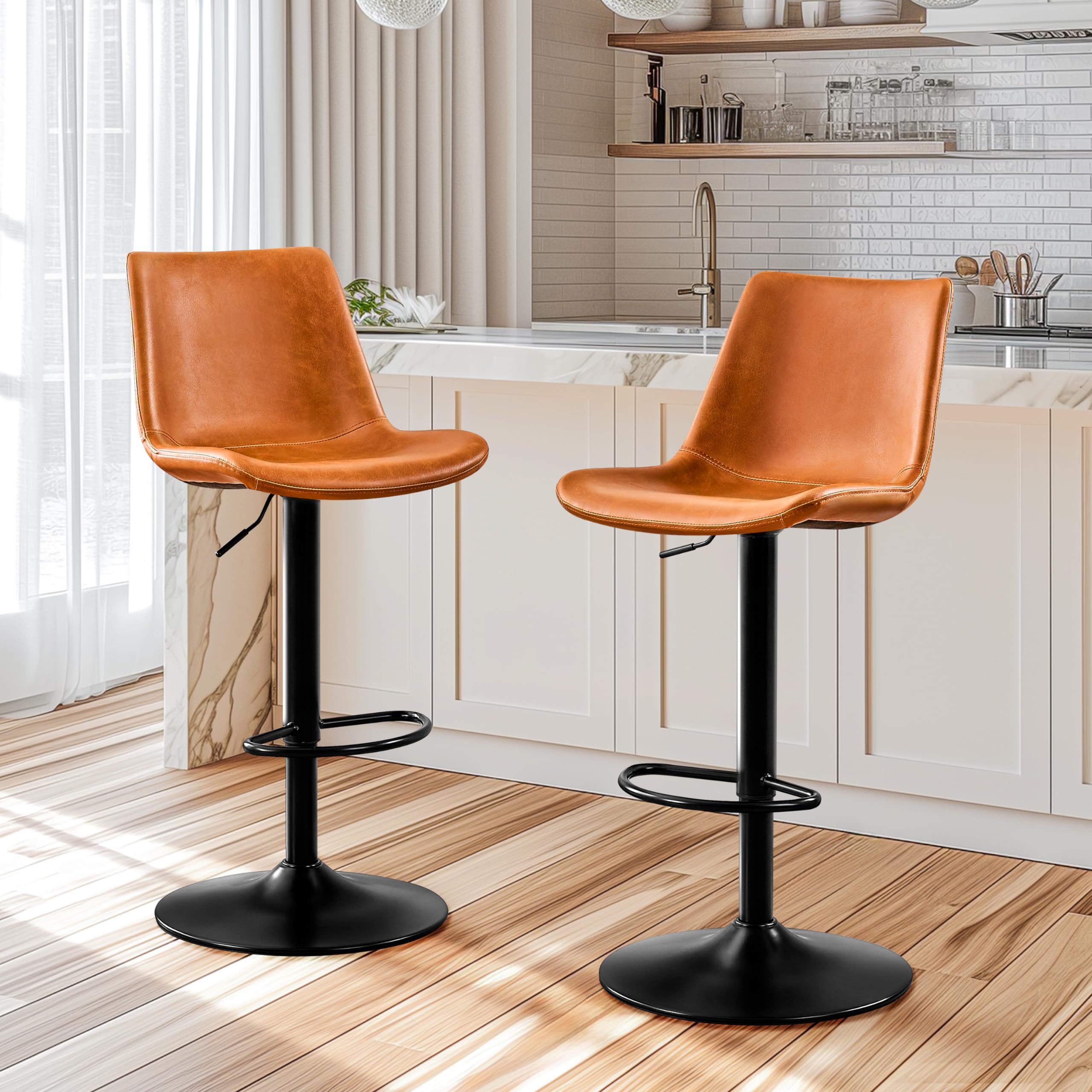 Adjustable Bar Stools Set of 2