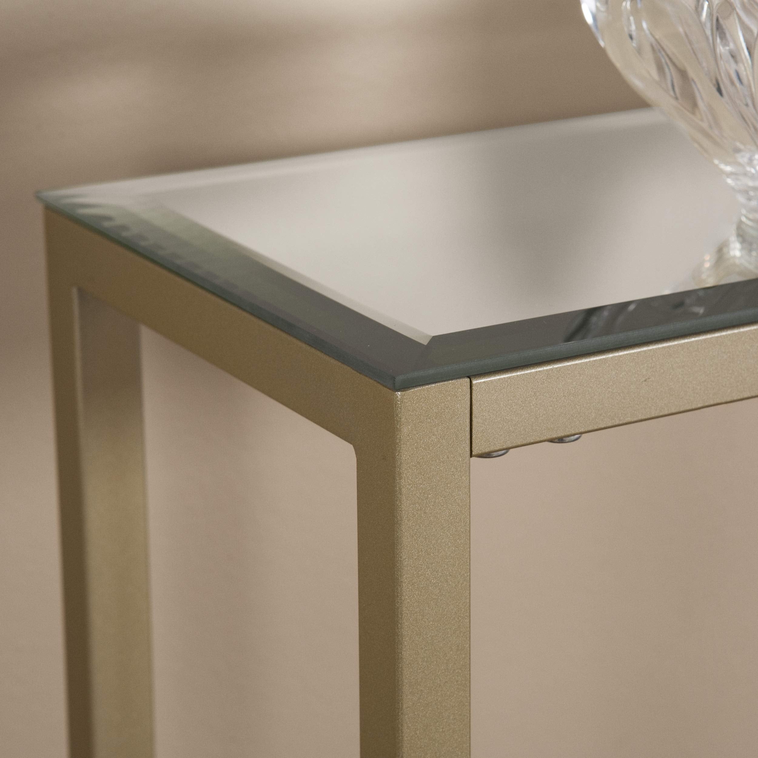 Darrin Narrow Console Table 36" Metallic Gold