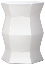 Modern Hexagon Ceramic Garden Stool
