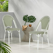 Outdoor French Bistro Chairs Set of 2