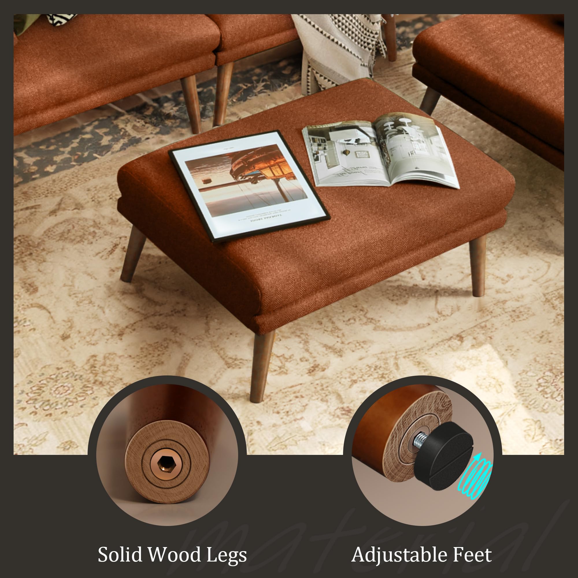 L-Shaped Sleeper Sectional Sofa Bed with Reclining Backrest