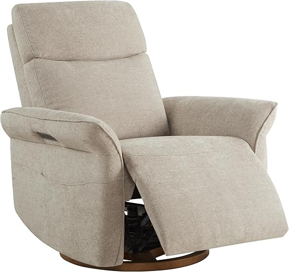 Power Recliner Chair with Triple Motor Swivel Glider