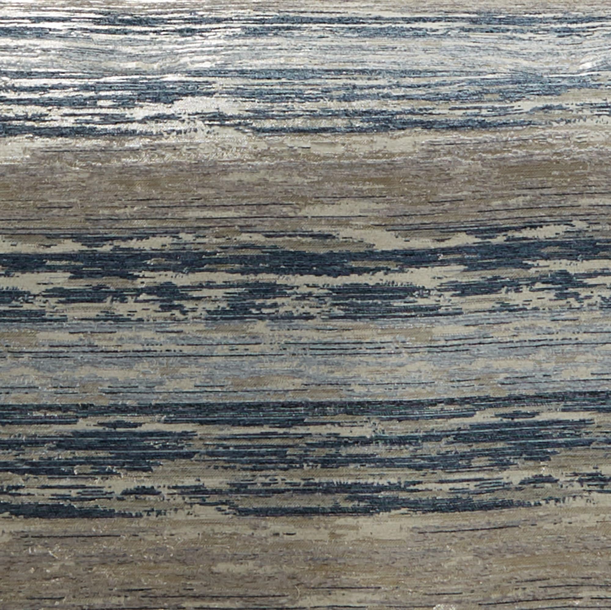 Spellbound Queen Comforter Set - Indigo Metallic Abstract Stripe