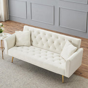 Velvet Sofa Bed Convertible Sleeper Couch