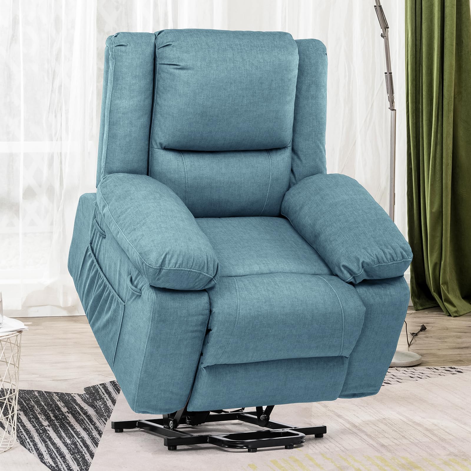 Electric Power Lift Recliner with Massage and Heat