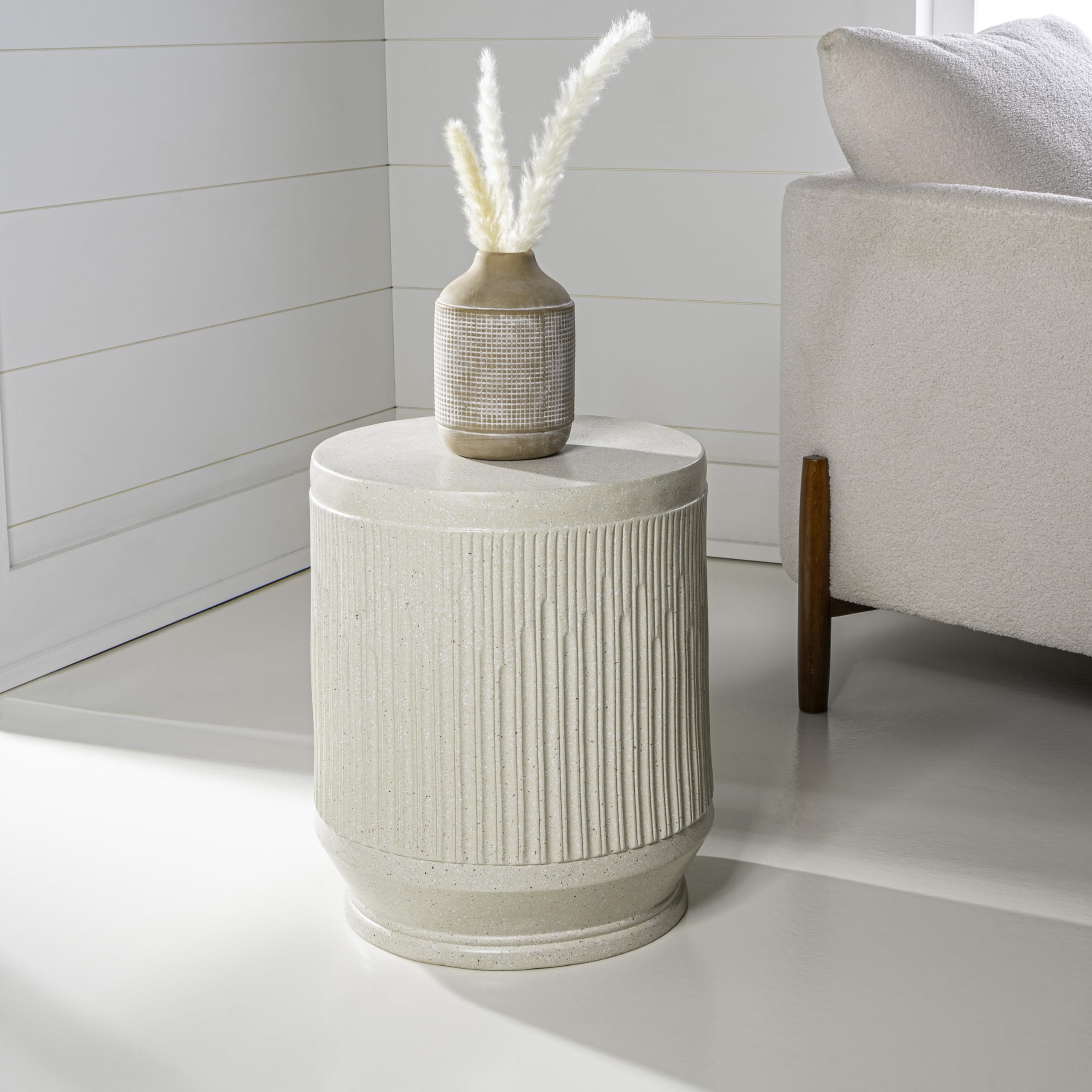 Mid-Century Modern Terrazzo Accent Table